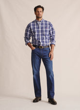 Aberdeen Long Sleeve Shirt - Indigo